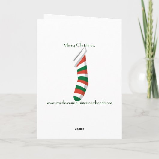 Kerstkaart voor Medewerker Feestdagen Kaart (Achterkant)