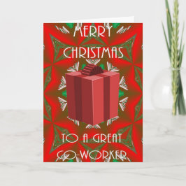 Kerstkaart voor Medewerker Feestdagen Kaart