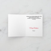 Kerstkaart voor Medische Professionals Kaart (Binnen)