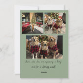 Kerstkaart voor meer mensen gezellig samen (Achterkant)