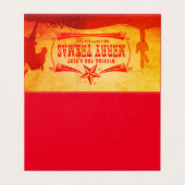  kerstkaart voor Merry Texas Kaart (Buitenkant ongevouwen)