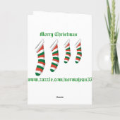 Kerstkaart voor Meter Feestdagen Kaart (Achterkant)