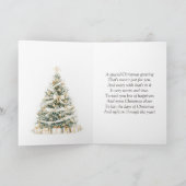 Kerstkaart voor mijn vriend kaart (Binnen)