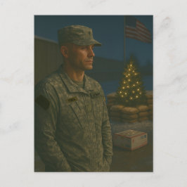 Kerstkaart voor militairen | U wordt herinnerd Feestdagenkaart