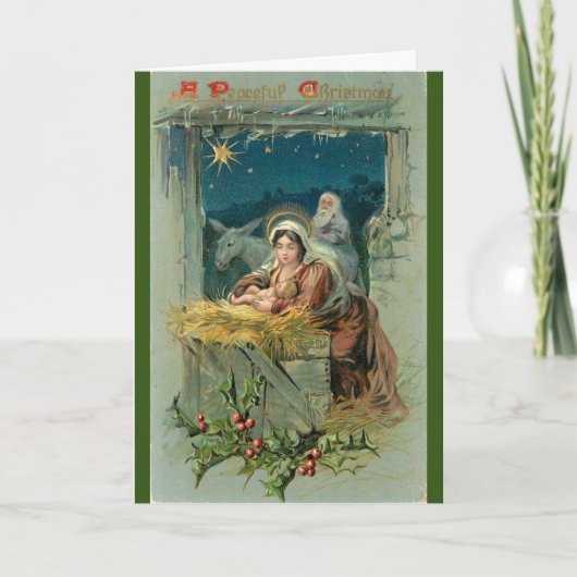 Kerstkaart voor moeder en vader feestdagen kaart (Voorkant)