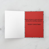 Kerstkaart voor motorfietsen/fietsers: beter feestdagen kaart (Binnen)