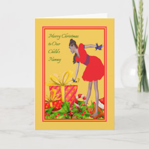 KerstKaart voor Nanny Feestdagen Kaart