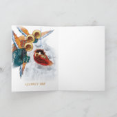 kerstkaart voor nativiteit feestdagen kaart (Binnen)