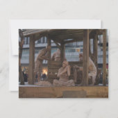 kerstkaart voor nativiteit kaart (Voorkant)