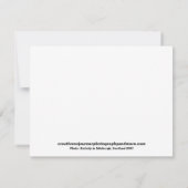 kerstkaart voor nativiteit kaart (Achterkant)