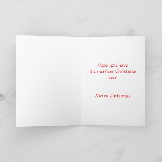 Kerstkaart voor Neef Feestdagen Kaart (Binnen)