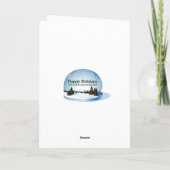 Kerstkaart voor Nicht Feestdagen Kaart (Achterkant)