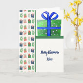 KerstKaart voor nichtontwerp voor Cadeaus Kaart (Gele Bloem)