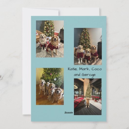 Kerstkaart voor nieuw huis (Achterkant)