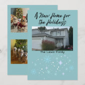 Kerstkaart voor nieuwe thuis (Voorkant / Achterkant)