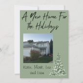 Kerstkaart voor nieuwe woning (Voorkant)