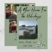 Kerstkaart voor nieuwe woning (Voorkant / Achterkant)