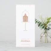 kerstkaart voor ontbijtkoek (Staand voorkant)