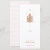 kerstkaart voor ontbijtkoek (Voorkant / Achterkant)