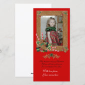 kerstkaart voor ontbijtkoek (Voorkant / Achterkant)