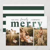 Kerstkaart voor onze familie (Voorkant / Achterkant)