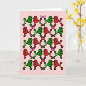 Kerstkaart voor Oodles (Snoep van katoen) Kaart (Gele Bloem)