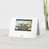 Kerstkaart voor orthodoxe christenen feestdagen kaart (Achterkant)