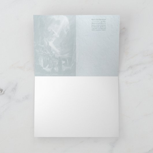 Kerstkaart voor orthodoxe christenen feestdagen kaart (Binnen)