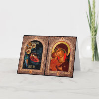 Kerstkaart voor orthodoxe christenen