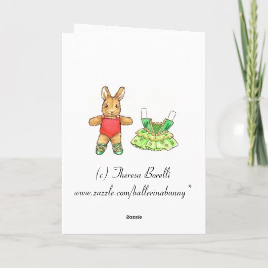 Kerstkaart voor papieren poppen feestdagen kaart (Achterkant)