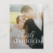 Kerstkaart voor pasgehuwden eerste kerst feestdagenkaart (Voorkant)