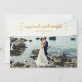 Kerstkaart voor pasgehuwden, Huwelijk, Feestdagen (Voorkant)