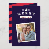  kerstkaart voor postzegels (Voorkant / Achterkant)