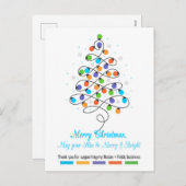 Kerstkaart voor RandF-consultants Feestdagenkaart (Voorkant / Achterkant)