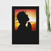 Kerstkaart voor religieuze doeleinden bedankkaart (Voorkant)