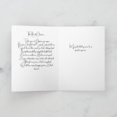 Kerstkaart voor religieuze doeleinden bedankkaart (Binnen)