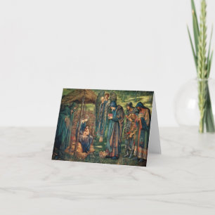 Kerstkaart voor religieuze doeleinden feestdagen kaart
