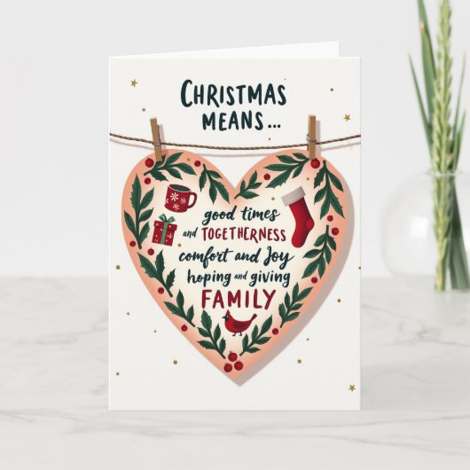 Kerstkaart voor Samenkomst Kaart (Voorkant)