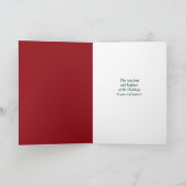 Kerstkaart voor Santa Doll en Girls Feestdagen Kaart (Binnen)