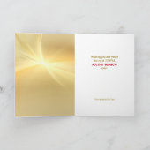 kerstkaart voor Santa Speelgoed Workshop Kaart (Binnen)