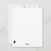 kerstkaart voor sierdoeleinden (Achterkant)