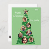 kerstkaart voor sierdoeleinden (Voorkant / Achterkant)