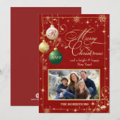  kerstkaart voor sierdoeleinden (Voorkant / Achterkant)