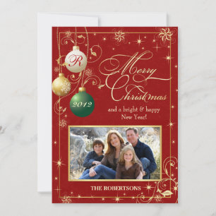 kerstkaart voor sierdoeleinden