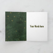 Kerstkaart voor sneeuwman feestdagen kaart (Binnen)