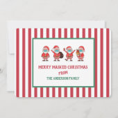 Kerstkaart voor sociale afstand (Achterkant)