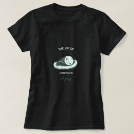 Kerstkaart voor spirituele christelijke huwelijken t-shirt