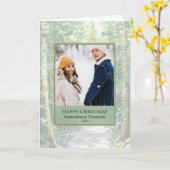 Kerstkaart voor stel - Bosland Kaart (Gele Bloem)