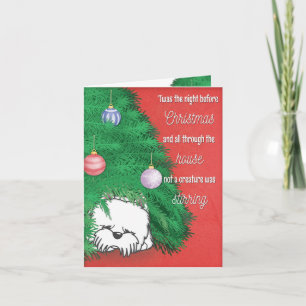 kerstkaart voor stropdasliefhebbers kaart