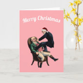 Kerstkaart voor tandarts kaart (Gele Bloem)